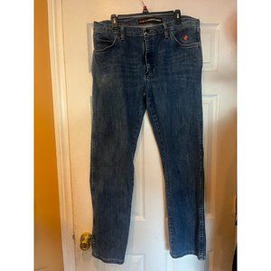 COPY - Wrangler FR Flame Resistant Regular Fit Blue Denim Jeans Men’s 36X32